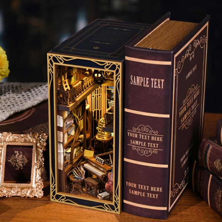 Miniaturowy domek Book Nook - Fortepian Chopina
