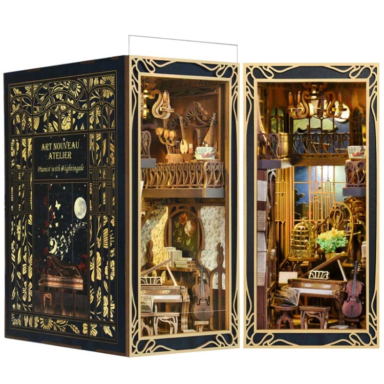 Miniaturowy domek Book Nook - Fortepian Chopina
