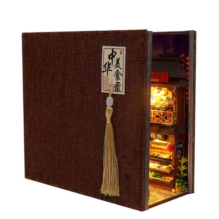 Miniaturowy domek Book Nook - Uliczka Księżycowego Blasku