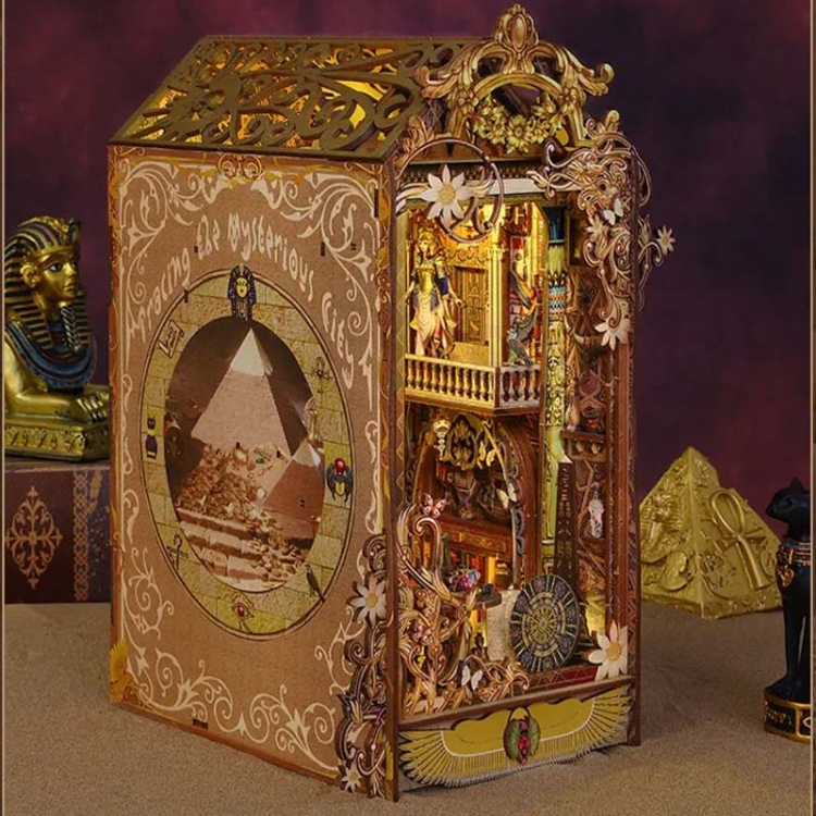 Miniaturowy domek Book Nook - Starożytny Egipt