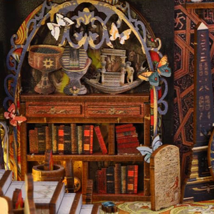 Miniaturowy domek Book Nook - Starożytny Egipt