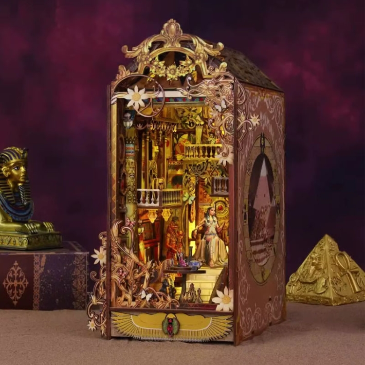 Miniaturowy domek Book Nook - Starożytny Egipt