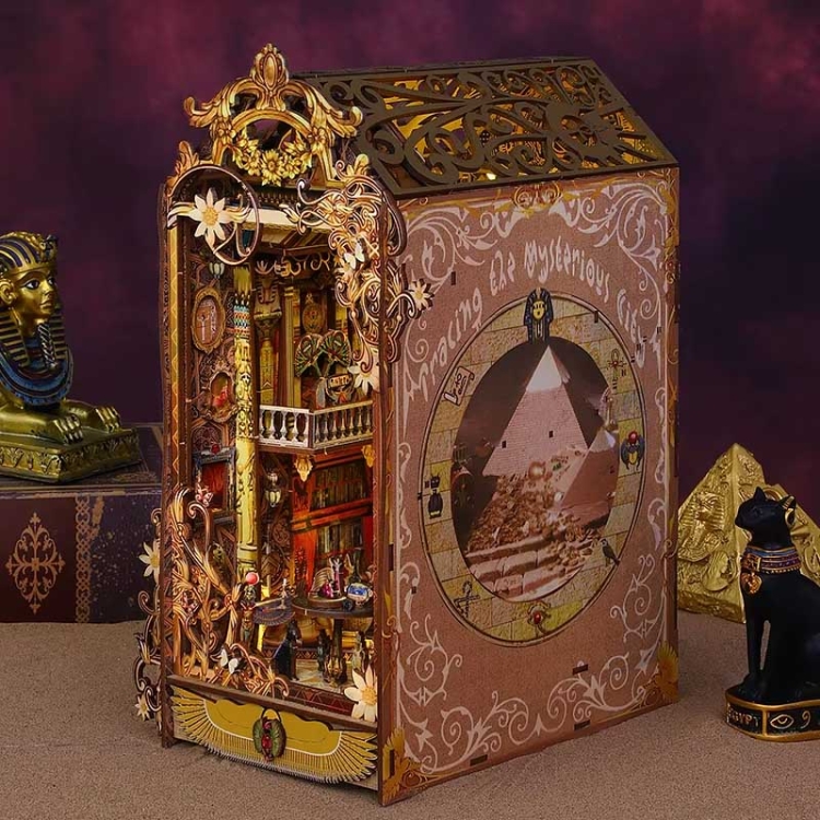 Miniaturowy domek Book Nook - Starożytny Egipt