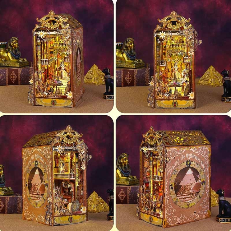 Miniaturowy domek Book Nook - Starożytny Egipt