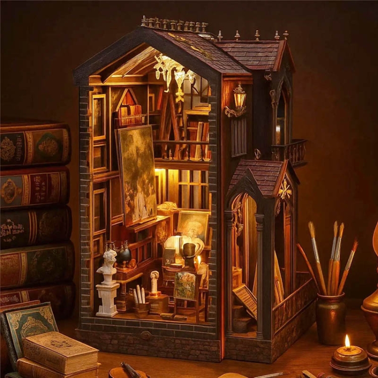 Miniaturowy domek Book Nook - Galeria wspomnień