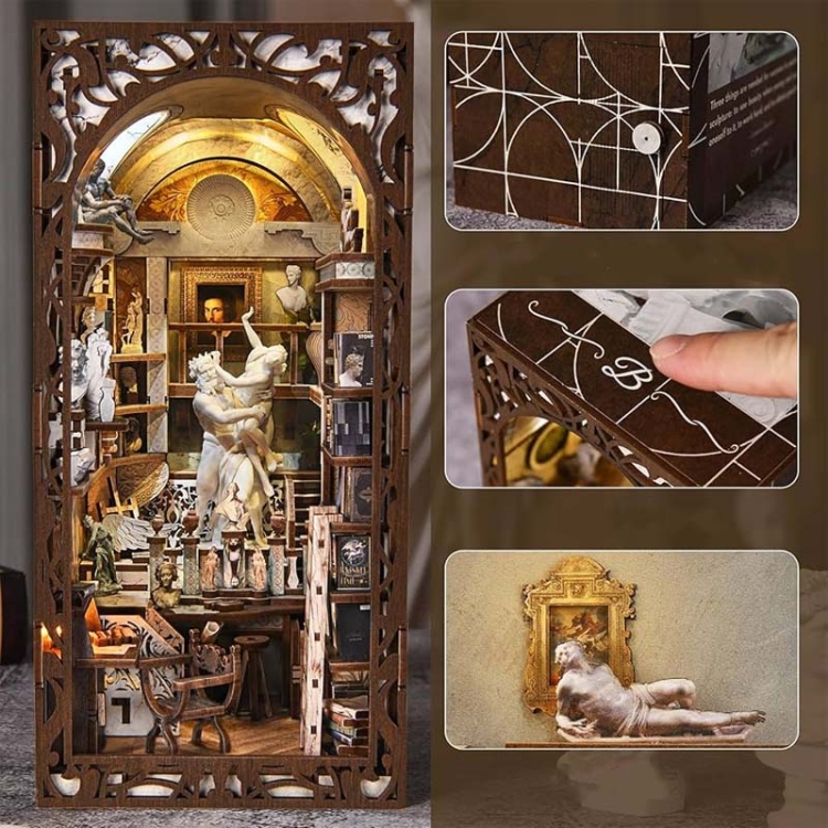 Miniaturowy domek Book Nook - Skarby słonecznej Italii