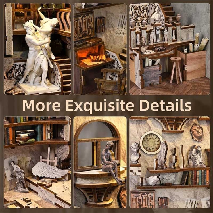 Miniaturowy domek Book Nook - Skarby słonecznej Italii