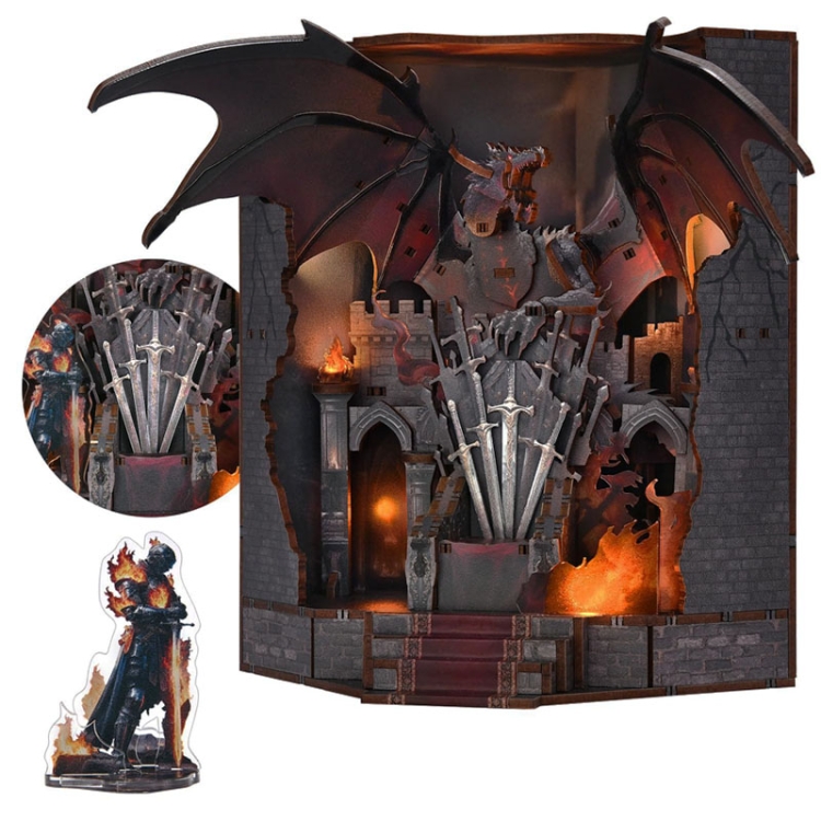 Miniaturowy domek Book Nook - Tron Władcy Mieczy