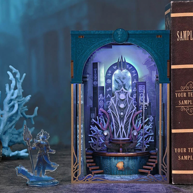 Miniaturowy domek Book Nook - Tron Władcy Oceanów
