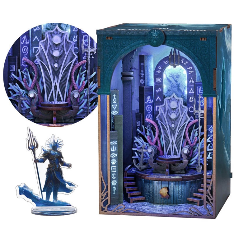 Miniaturowy domek Book Nook - Tron Władcy Oceanów