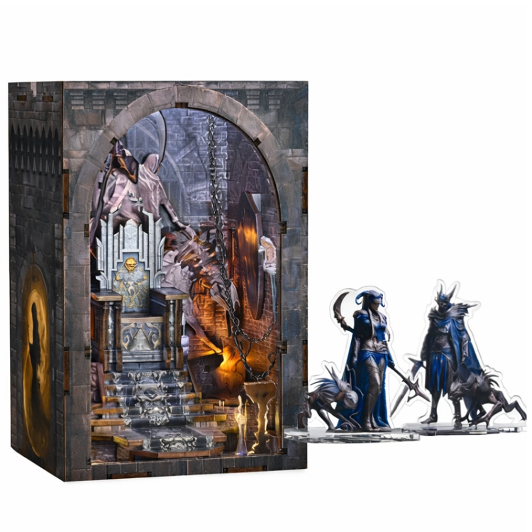 Miniaturowy domek Book Nook - Tron Władcy Czaszek