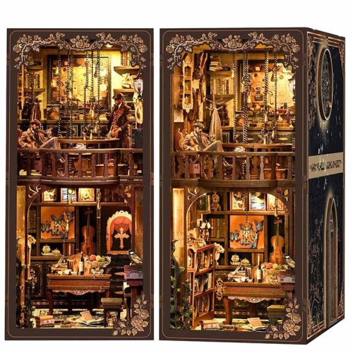 Miniaturowy domek Book Nook - Zagadki kryminalne