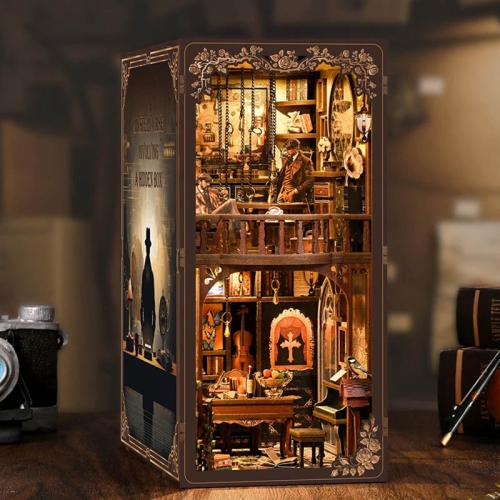 Miniaturowy domek Book Nook - Zagadki kryminalne