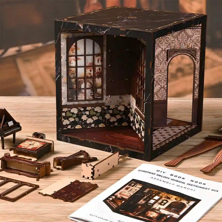 Miniaturowy domek Book Nook - Muzyczna la Scala