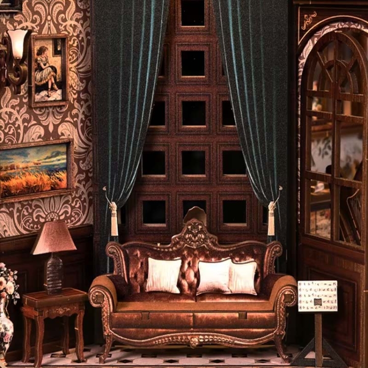 Miniaturowy domek Book Nook - Muzyczna la Scala