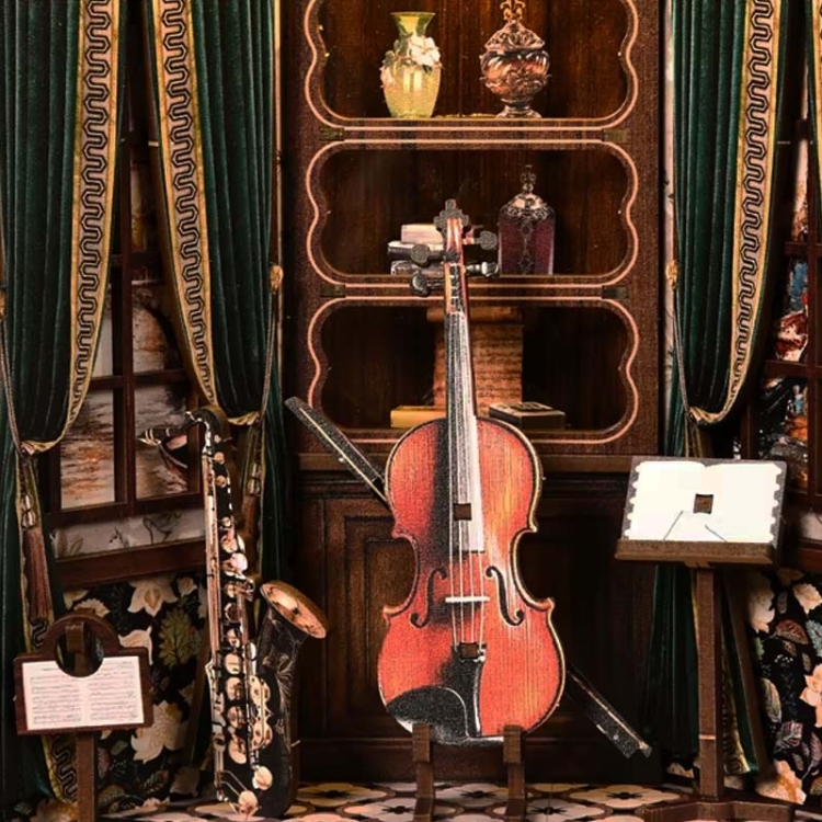 Miniaturowy domek Book Nook - Muzyczna la Scala