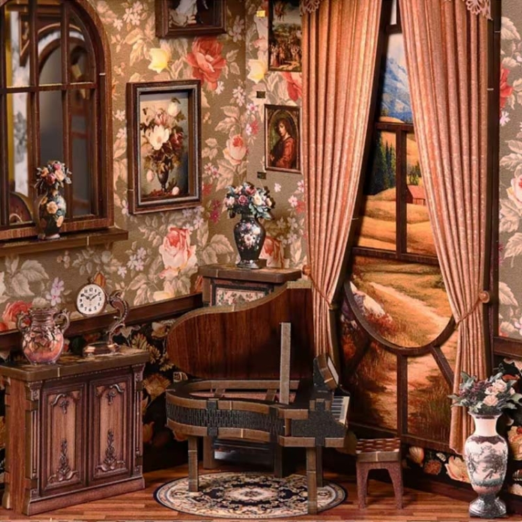 Miniaturowy domek Book Nook - Muzyczna la Scala