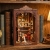 Miniaturowy domek Book Nook - Książka przy kominku
