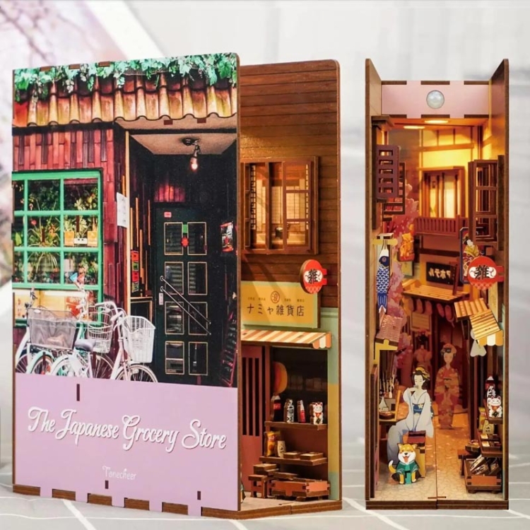 Miniaturowy domek Book Nook - Japoński sklepik