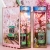 Miniaturowy domek Book Nook - Kraj kwitnącej wiśni