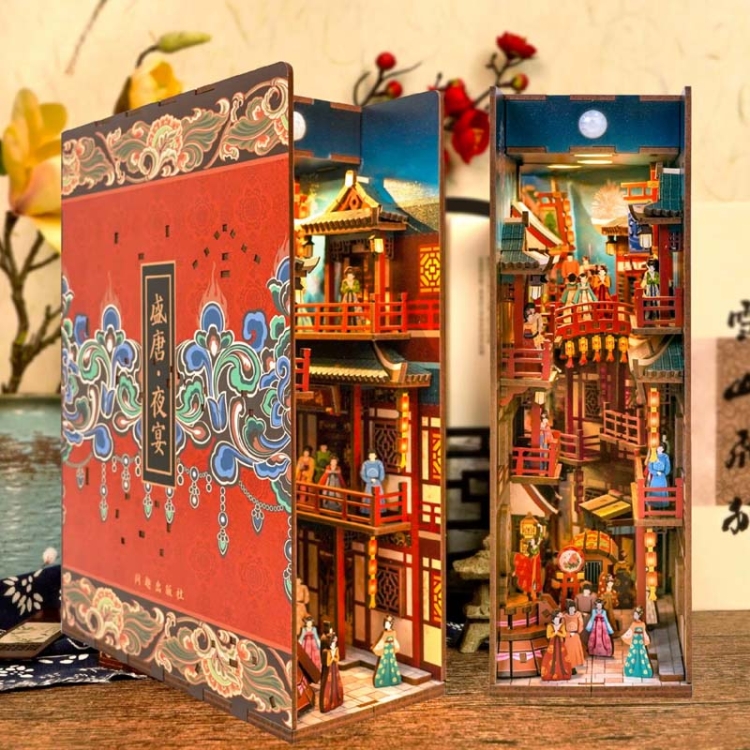 Miniaturowy domek DIY Book Nook - Bankiet Dynastii Tang