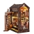 Miniaturowy domek Book Nook - Sklep z kawą