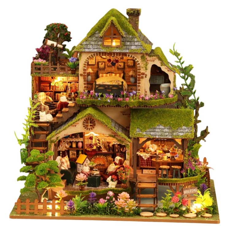 Miniaturowy domek - Willa w Paprociach