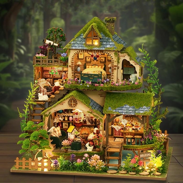 Miniaturowy domek - Willa w Paprociach