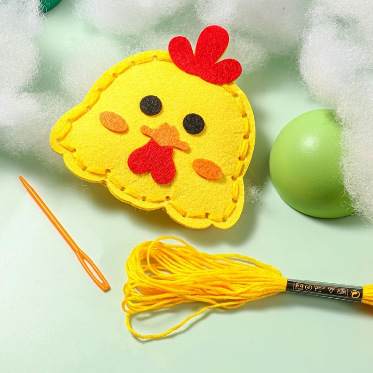 Zwierzęta domowe - filcowy zestaw do szycia DIY zawieszki - 6 elementów