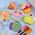 Sweets  - filcowy zestaw do szycia DIY zawieszki - 8 elementów