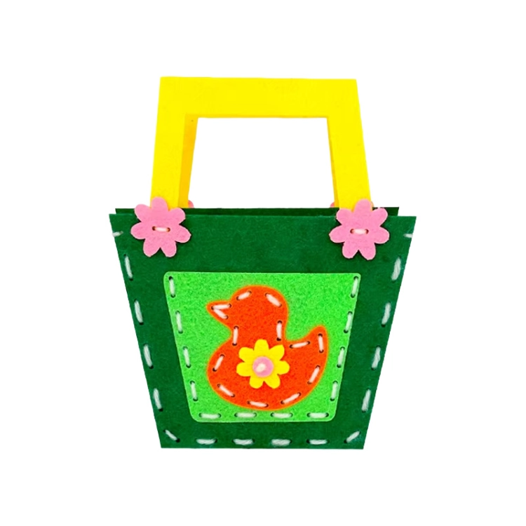 KOLOROWE TOREBKI - filcowy zestaw do szycia DIY - 6 elementów
