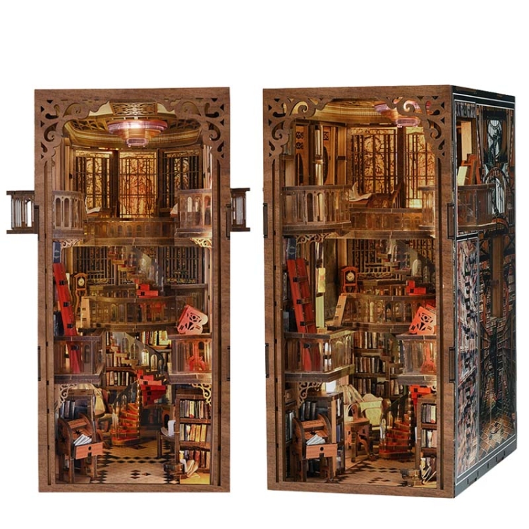 Miniaturowy domek Book Nook - Biblioteka Narodowa