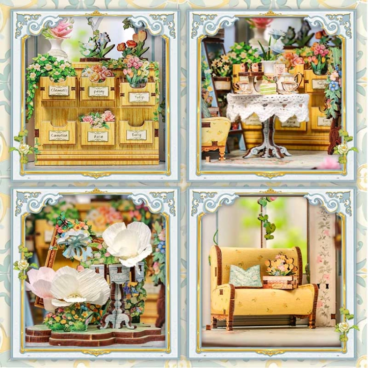 Miniaturowy domek Book Nook - Oranżeria Królowej Elżbiety