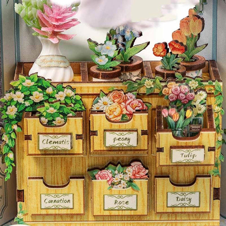 Miniaturowy domek Book Nook - Oranżeria Królowej Elżbiety