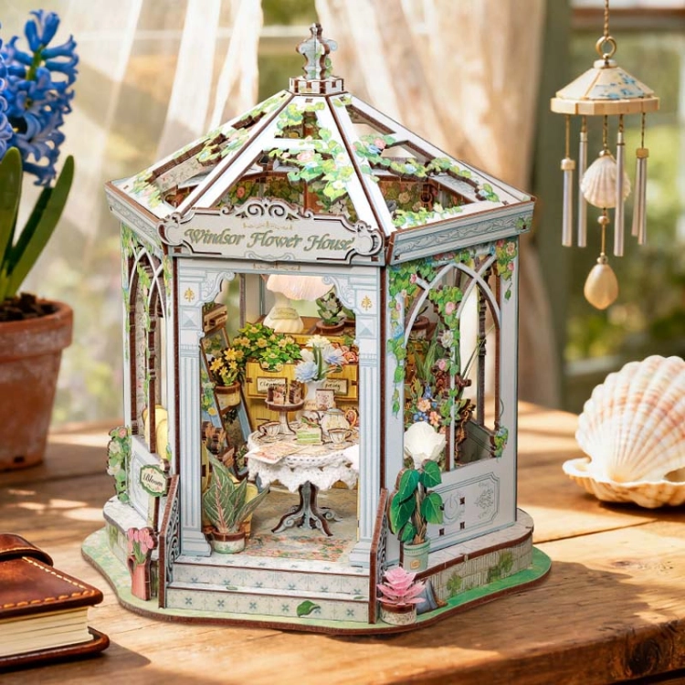 Miniaturowy domek Book Nook - Oranżeria Królowej Elżbiety