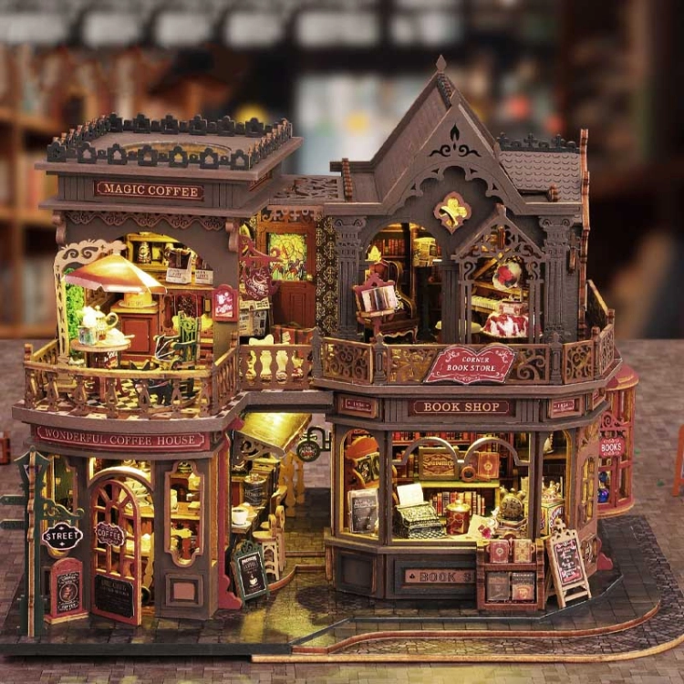Miniaturowy domek DIY - Kawa u czarodziejów