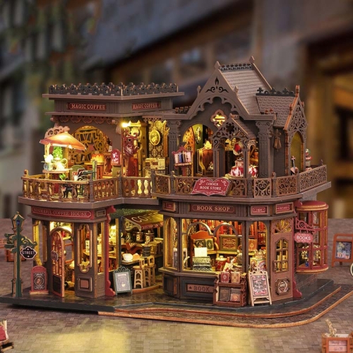 Miniaturowy domek DIY - Kawa u czarodziejów