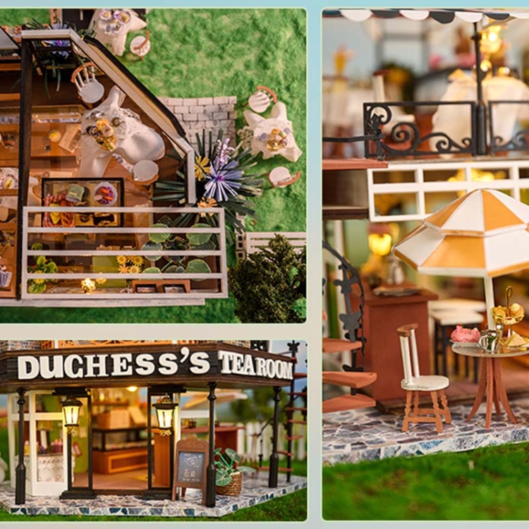 Miniaturowy domek Herbaciarnia Księżnej Diany