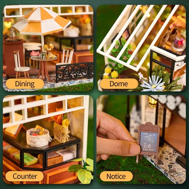 Miniaturowy domek Herbaciarnia Księżnej Diany