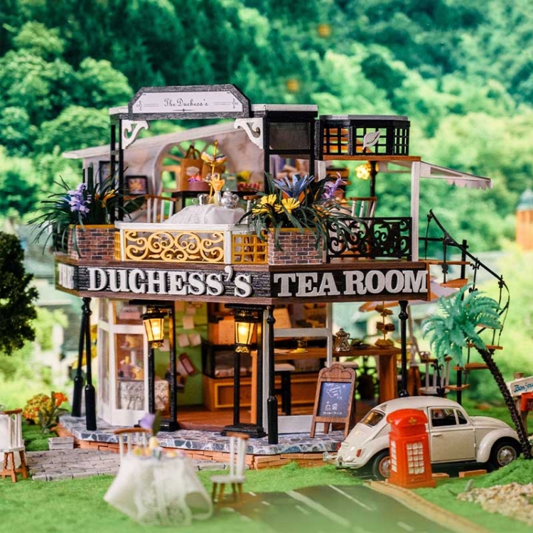 Miniaturowy domek Herbaciarnia Księżnej Diany