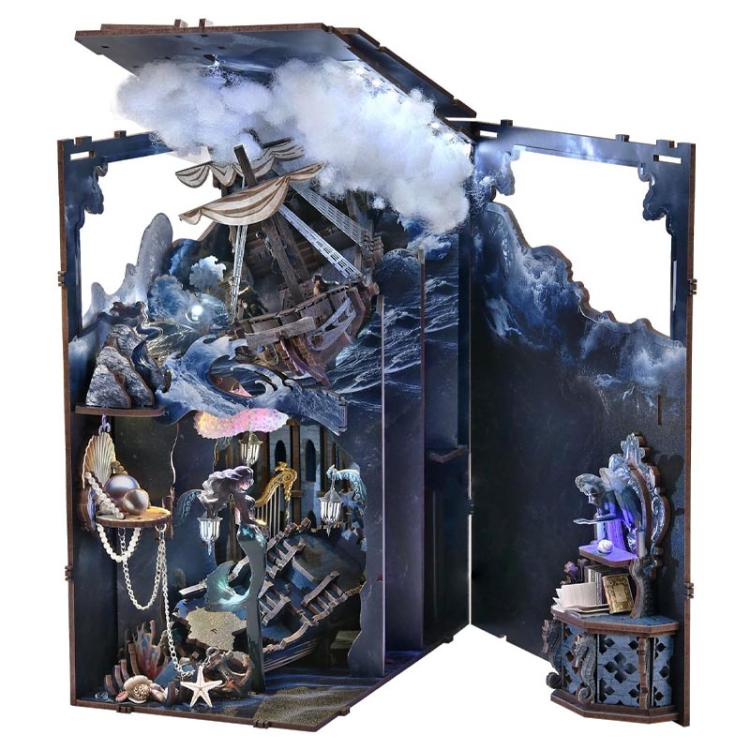 Miniaturowy domek Book Nook - Syreni śpiew