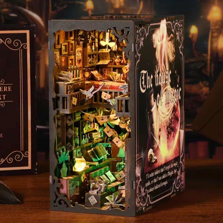 Miniaturowy domek Book Nook - Dom czarów - Aslowsnai