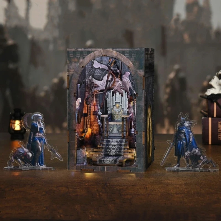 Miniaturowy domek Book Nook - Tron Władcy Czaszek