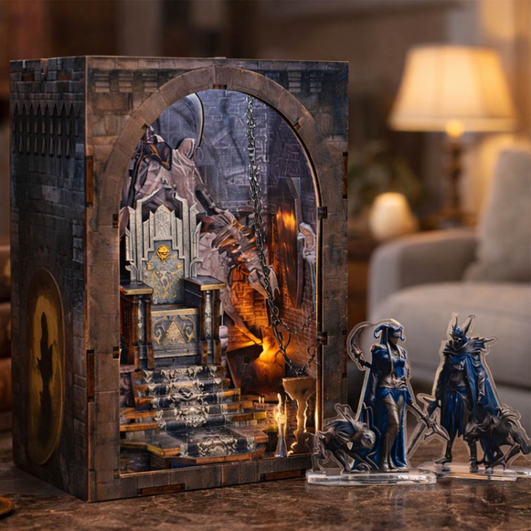 Miniaturowy domek Book Nook - Tron Władcy Czaszek