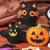 HALLOWEEN - filcowy zestaw do szycia DIY zawieszki - 8 elementów