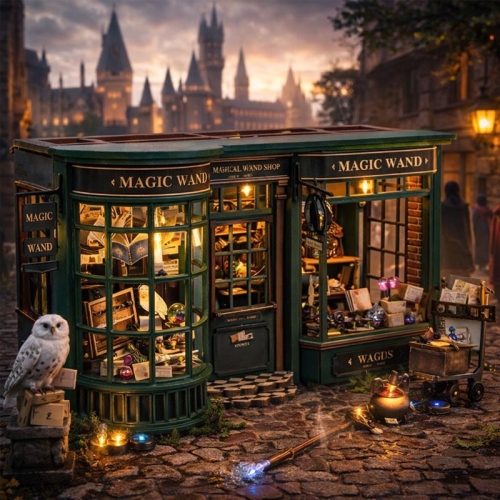 Miniaturowy domek - Różdżki wszystkich żywiołów