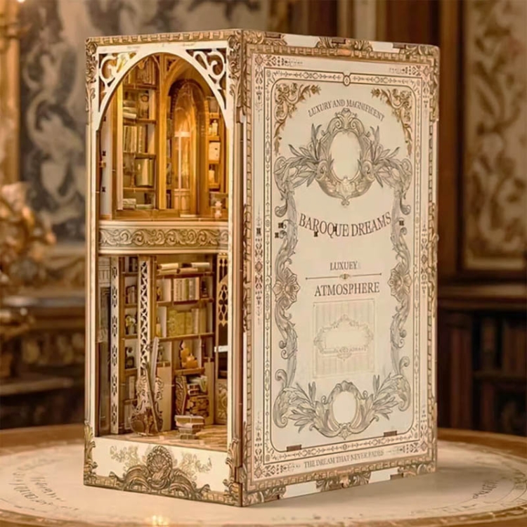 Miniaturowy domek Book Nook - Klasyczny barok