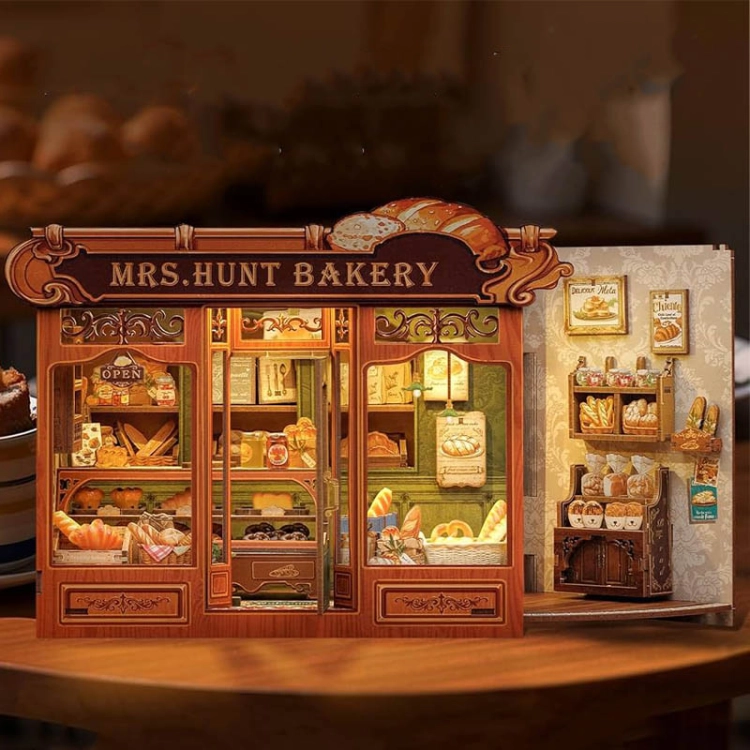 Miniaturowy domek Book Nook - Piekarnia Pani Hunt