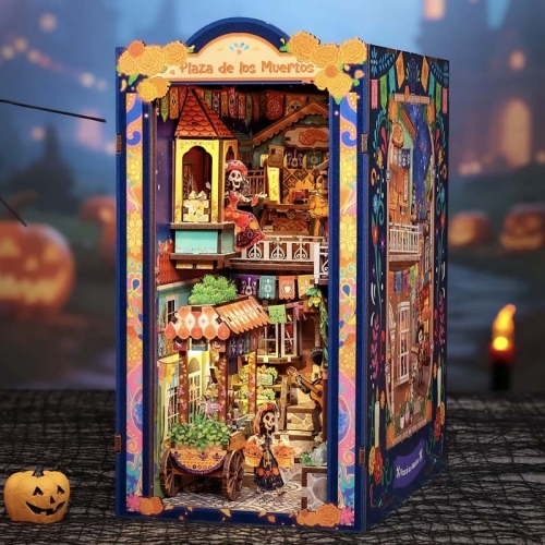 Miniaturowy domek Book Nook - Fiesta po lampionami