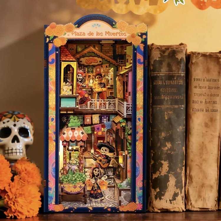 Miniaturowy domek Book Nook - Fiesta po lampionami